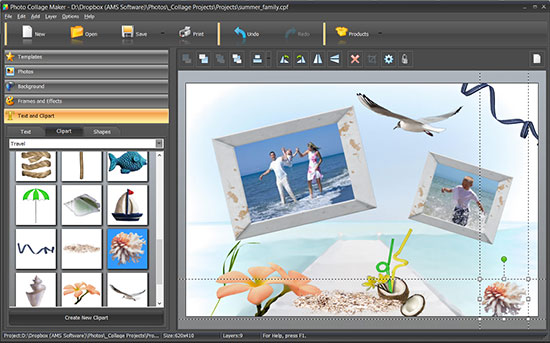 AMS Software Photo Collage Maker v3.57 serial key or number