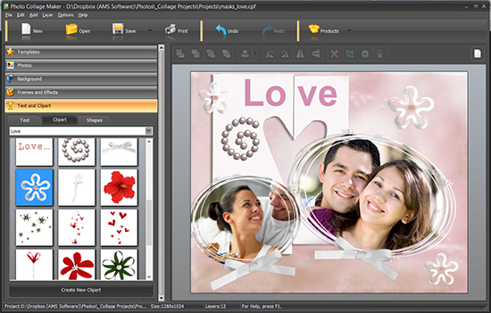 Romantic clipart