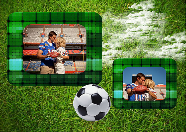 Sport-themed scrapbook for your boyfriend