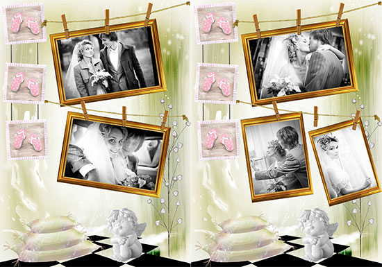Wedding collage idea
