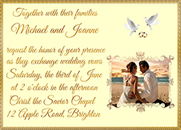 how to make a wedding invitation card