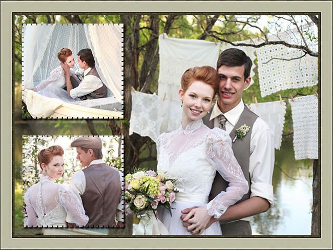 Wedding photo book design